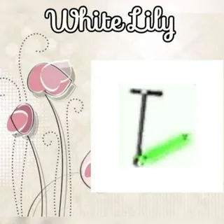 Neon Green Scooter
