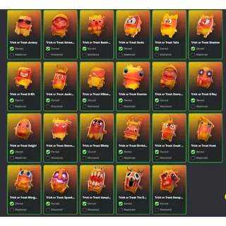All new Trick or Treat Sprites (23) 