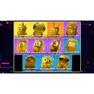 all sprites gold 