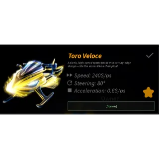 Toro Veloce 