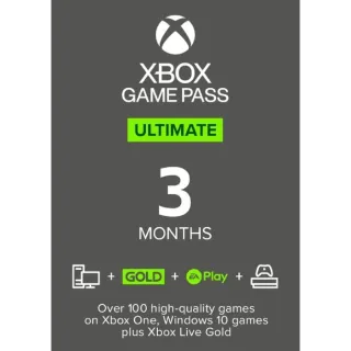 XBOX GAME PASS ULTIMATE PC+220 GAMES  3 MONTHS