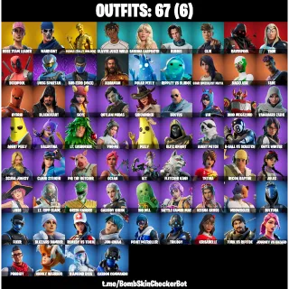 FORTNITE ACCOUNT - 67 SKINS - OGSTW - GOLD MIDAS
