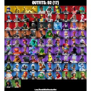 Fortnite Account - NEO VERSA - Gold Midas - 92 Skins