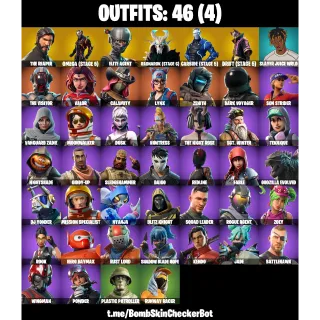 Fortnite Account - The Reaper - 46 Skins