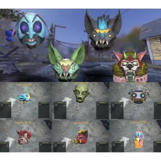 All 10 (2024Glowing Fasnacht Mask)