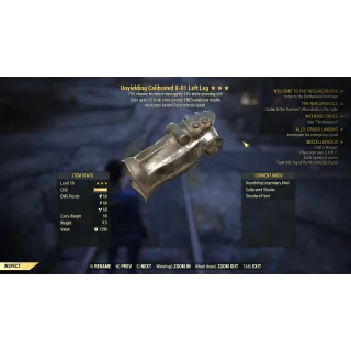 PC X01 unyielding AP sentry 5/5