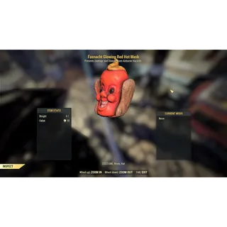 PC Fasnacht Glowing Red Hot Mask