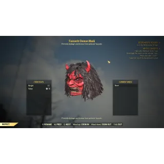 PC Fasnacht Demon Mask