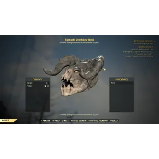 PC Fasnacht Deathclaw Mask