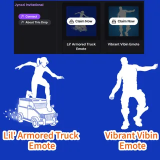 Fortnite Twitch Drops ✅️Jynxzi Invitational✅️Vibrant Vibin Emote ✅️Lil' Armored Truck Emote ✅️