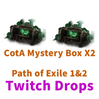 Path of Exile 2 & 1 Twitch  drops✅ CotA Mystery Box X2 ✅ Curse of the Allflame Mystery Box ✅ Any Season Any platform ✅