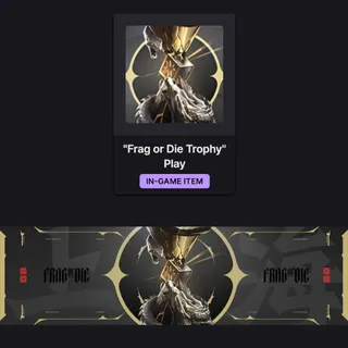 Frag or Die Trophy Play ✅ Valorant ✅ VCT26 Champs Shanghai ✅ Twitch drops October 18 ✅ Frag or Die Trophy Card✅