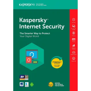 Kaspersky internet security = 1 year