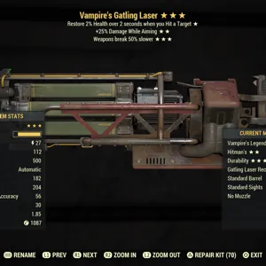 Vampire 25 BS Gatling
