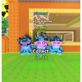 DIAMOND LOS CUCARACHAS | 5.6M/S | Steal A Brainrot |