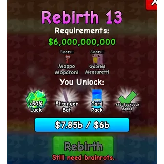 REBIRTH 13