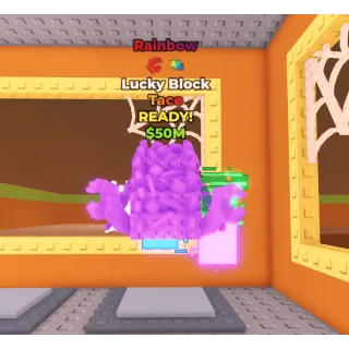 RAINBOW TACO LUCKY BLOCK