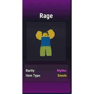 Rage Emote Basketball Legends