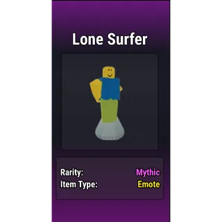 Lone Surfer Emote Basketball Legends