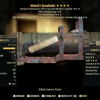 Mutants Tarnished Broadsider