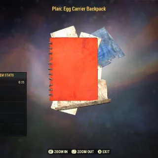 Plan: Egg Carrier Backpack