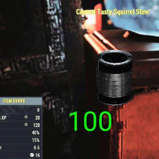 100 Canned Tasty Squirrel Stew