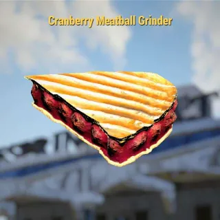 Cranberry Meatball Grinder