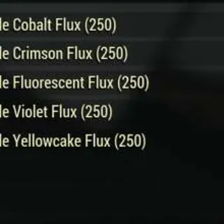 250 Of Each Flux