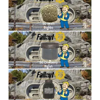 50 Brain Bombs + 50 Cranberry Relish + 50 Black Eyed Susan's Soothin