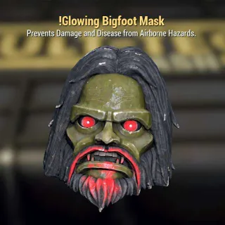 Glowing Bigfoot Mask