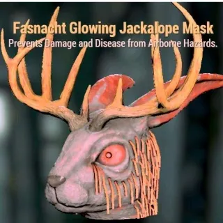 Glowing Jackalope Mask