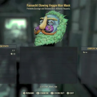 Glowing Veggie Man Mask