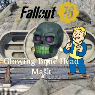 Glowing Bone Head Mask