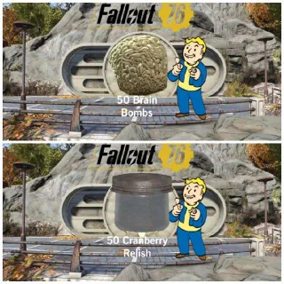 50 Brain Bombs + 50 Cranberry Relish