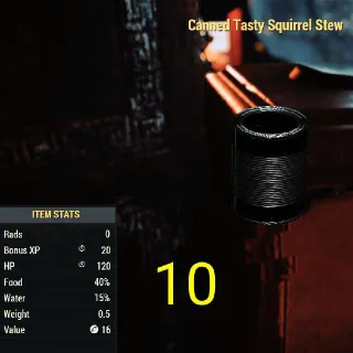 10 Canned Tasty Squirrel Stew