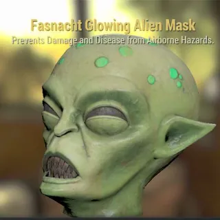 Glowing Alien Mask