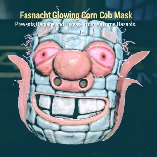 Fasnacht Glowing Corn Cob Mask