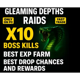 GLEAMING DEPTHS RAID RUN-SNAKE x 10