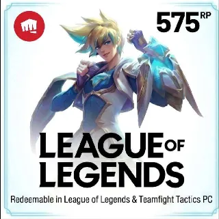 League of Legends Gift Card - 575 RP (Global)