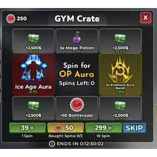 10 SPIN 299R - GYM CRATE - GYM LEAGU