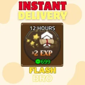 2 EXP BOOSTS (12 HOURS) KING LEGACY