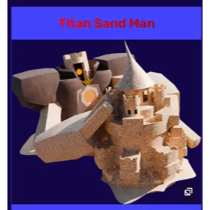 Titan Sand Man - [TOILET TOWER DEFEN