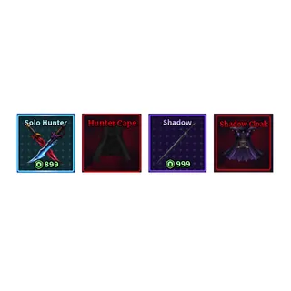 SOLO HUNTER + HUNTER CAPE + SHADOW + SHADOW CLOAK - SAILOR PIECE