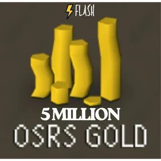 5M GOLD PIECES / 5M GP / 5M COINS - OSRS / OLD SCHOOL RUNE SCAPE / OLD SCHOOL RUNESCAPE