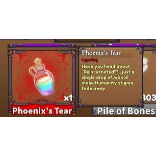 4x PHOENIX TEAR - KING LEGACY