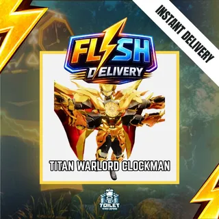TITAN WARLORD CLOCKMAN - TOILET TOWER DEFENSE / TTD
