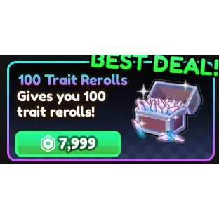 100 TRAIT REROLL - [ANIME VANGUARD -