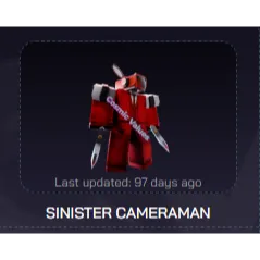 SINISTER CAMERAMAN - TTD