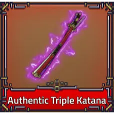 AUTHENTIC TRIPLE KATANA KING LEGACY