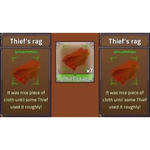 30 THIEF'S RAG / THIEF RAG / THIEFS RAG - KING LEGACY